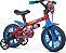 Bicicleta Infantil Menino Spider Marvel Aro 12 Homem Aranha - Imagem 1