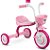 Triciclo Motoca Infantil Menina You Girl Rosa Buzina - Imagem 1