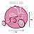 Triciclo Motoca Infantil Menina You Girl Rosa Buzina - Imagem 5