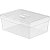 Organizador de Armário Grande Translucida C/Tampa 35x26x14Cm - Imagem 1