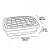 Organizador Container Preto 10 Litros Com Tampa 42x28x12Cm - Imagem 4