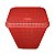 Cesto P/Roupa Suja Retangular 72 Lts Rattan C/Tampa Vermelho - Imagem 3