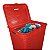 Cesto P/Roupa Suja Retangular 72 Lts Rattan C/Tampa Vermelho - Imagem 5
