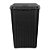 Cesto P/ Roupa Suja Retangular 72 Lts Rattan C/ Tampa Preto - Imagem 1