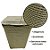 Cesto P/ Roupa Retangular 72 Lts Rattan C/ Tampa Capuccino - Imagem 4