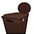 Cesto P/ Roupa Suja Retangular 72 Lts Rattan C/ Tampa Marrom - Imagem 5