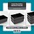 Cesto Multiuso Decorativo Preto 19x13,5x6,5Cm - Imagem 3