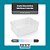 Cesto Multiuso Decorativo Branco 19x13,5x6,5Cm - Imagem 5