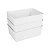 Cesto Multiuso Decorativo Branco 19x13,5x6,5Cm - Imagem 7