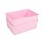Cesto Multiuso Decorativo Rosa 19x13,5x6,5Cm - Imagem 7