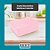 Cesto Multiuso Decorativo Rosa 19x13,5x6,5Cm - Imagem 3