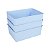 Cesto Multiuso Decorativo Azul 19x13,5x6,5Cm - Imagem 8