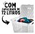 Cesto P/ Roupa Suja Retangular 72 Lts Rattan C/ Tampa Branco - Imagem 4