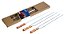 Kit 3 Espetos 85cm Lâmina Inox Com Cabo Madeira Churrasco - Imagem 4