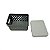 Cesto Organizador com Tampa Quadratta 19 x 14 x 10 Grey - Imagem 3