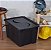 Caixa Organizadora Container Or-08 56 Litros Preto Com Tampa - Imagem 7