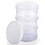 Kit Organizador Multiuso Com Rosca 03 Pçs 220ml Empilhável - Imagem 1