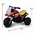 Mini Triciclo Elétrico Moto Infantil Luz Som Vermelho 6V - Imagem 4