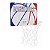 Tabela de Basquete Com Aro e Rede Branco Vermelho e Azul - Imagem 2