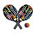 Kit Beach Tennis Red Bt100 Bel Com 2 Raquetes 1 Bola - Imagem 1