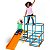 Playground Infantil Com Escalada E Escorregador 80Kg 1,50Mts - Imagem 3