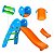 Escorregador Infantil 2 Degraus Colorido Suporta até 15Kg PLAYDUO 8042 - Imagem 3