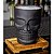 Caneca Caveira Preto Fosco Vidro 500ML Chopp Cerveja C/Alça - Imagem 5