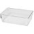 Organizador de Geladeira Prático Transparente 30x15x8cm - Imagem 1