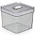 Organizador de Alimentos e Frutas 2,8 Litros 14 Cm Com Tampa - Imagem 1