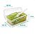 Marmita Marmibox P Com Compartimento de Talheres 780ML Verde BPA Free - Imagem 2