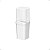 Porta Escovas Liso Branco Com tampa 8x8x20cm BPA Free - Imagem 2