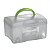 Caixa Para Cosméticos Utility Box Transp. Com Alça 16x9x11cm São Bernardo - Imagem 2