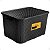 Caixa Organizadora Multiuso Empilhavel Rattan Cor Preto 70 L - Imagem 4