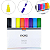8 Canetas Marcadores Giz Liquido Neon Ekove Cores Neon Brw - Imagem 1