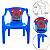 Mini Poltrona Cadeira Infantil Pequena Homem Aranha Cor Azul - Imagem 1
