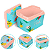 Caixa Térmica Cooler 7 L Para Camping Praia Piquenique Rosa - Imagem 1