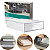Organizador Diamond 1 Gaveta Empilhável Cristal Resistente - Imagem 1