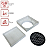 Ralo Inteligente 13x13 Oculto Piso/ Porcelanato Cor Branco - Imagem 5