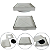 Ralo Inteligente 15x15 Oculto Piso/ Porcelanato Cor Branco - Imagem 1