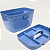 Maleta Box Multiuso Paramount Grande Com Divisórias Cor Azul - Imagem 3
