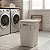 Cesto Rattan De Roupas Organizador Com Tampa Branco 50 Lts - Imagem 3