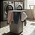 Cesto Rattan De Roupas Organizador Com Tampa Cinza 50 Litros - Imagem 2