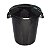 Lixeira Preta Cesto De Lixo Grande 58 Litros Com Tampa - Imagem 2