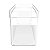 Organizador Clear Armário Dispensa Geladeira Acrílico Ou Cor Natural 37x10x13 cm - Imagem 2