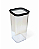 Kit 2 Potes Hermético Acrílico Porta Mantimentos Grande 1,7L - Imagem 6