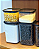 Kit 4 Pote Hermético Acríico Organizadores Geladeira 500 ML - Imagem 4