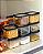 Kit 8 Pote Hermético Acrílico Organizador Geladeira Freezer - Imagem 2