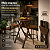 Mesa Alta Bistrô Dobrável Cor Marrom Bar Gourmet 100cm - Imagem 1