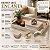 Bandeja Decorativa Retangular Com Alça 48x35cm Off White - Imagem 3