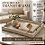 Bandeja Decorativa Retangular Com Alça 48x35cm Off White - Imagem 10